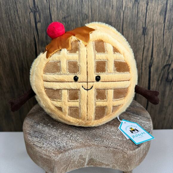 Jellycat Rene Waffle Amuseables New FAST SHIP Amuseables Waffle - Picture 2 of 8